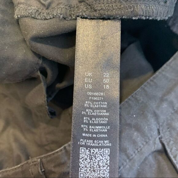 ASOS High Rise Black Pants Size 18 - Picture 8 of 8